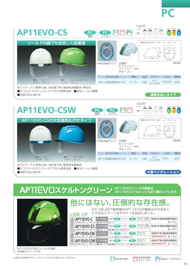 DIC総合カタログ2025 1版 DIC HELMET